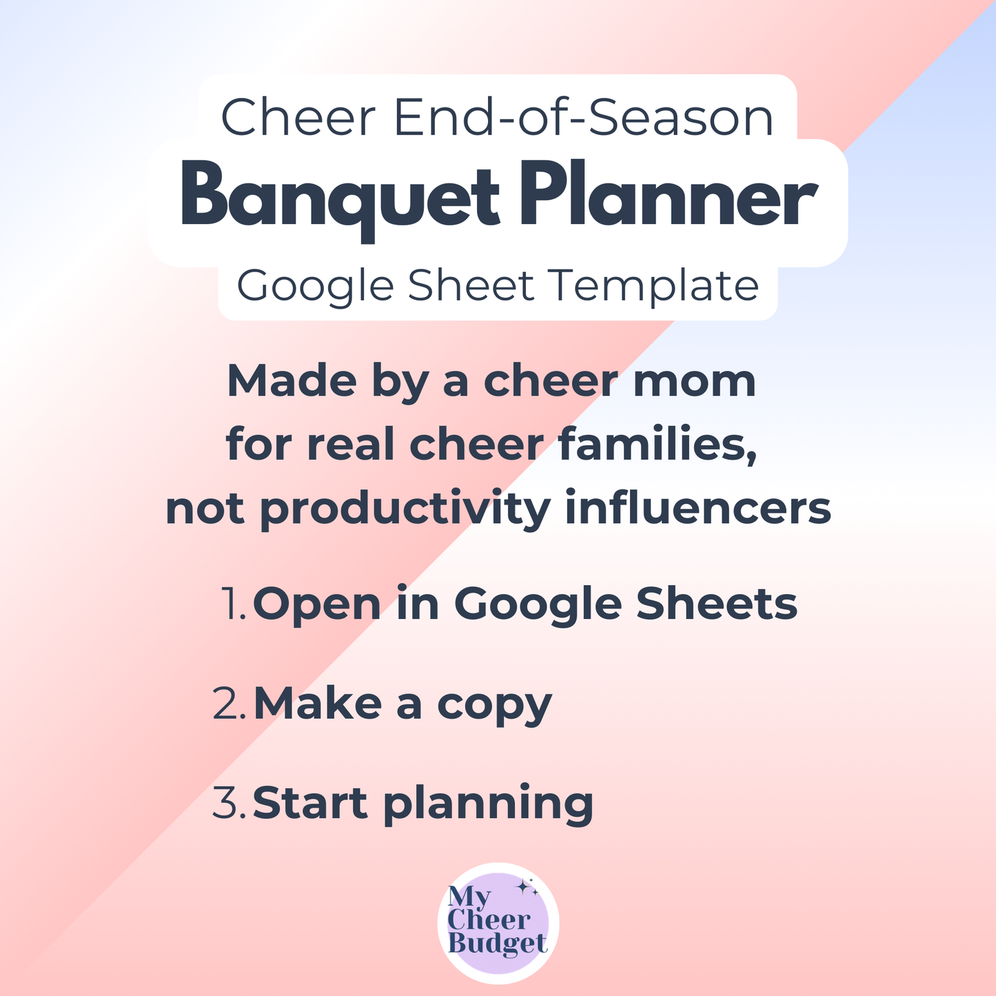Banquet Planner | Google Sheets Template