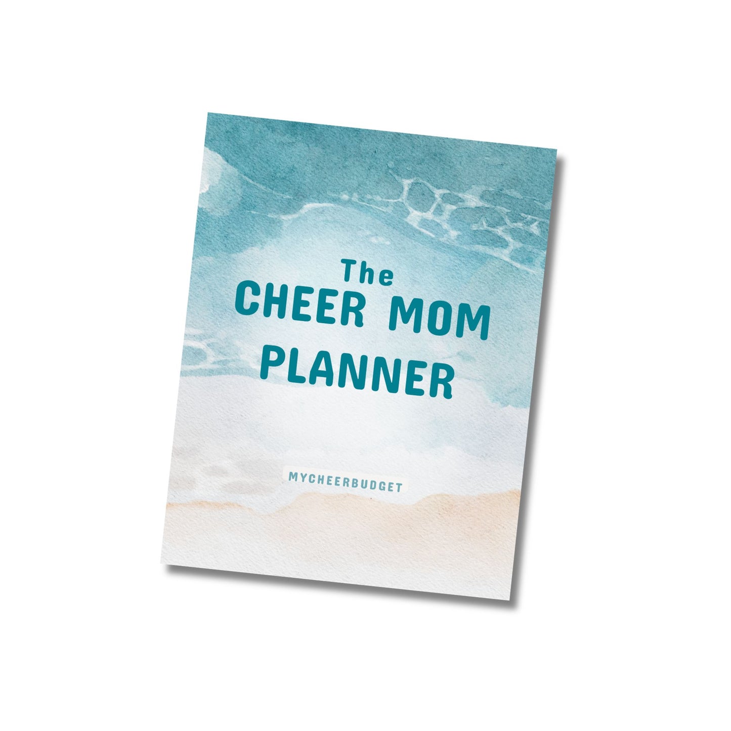 The Cheer Mom Planner Undated, Ocean | Digital Download