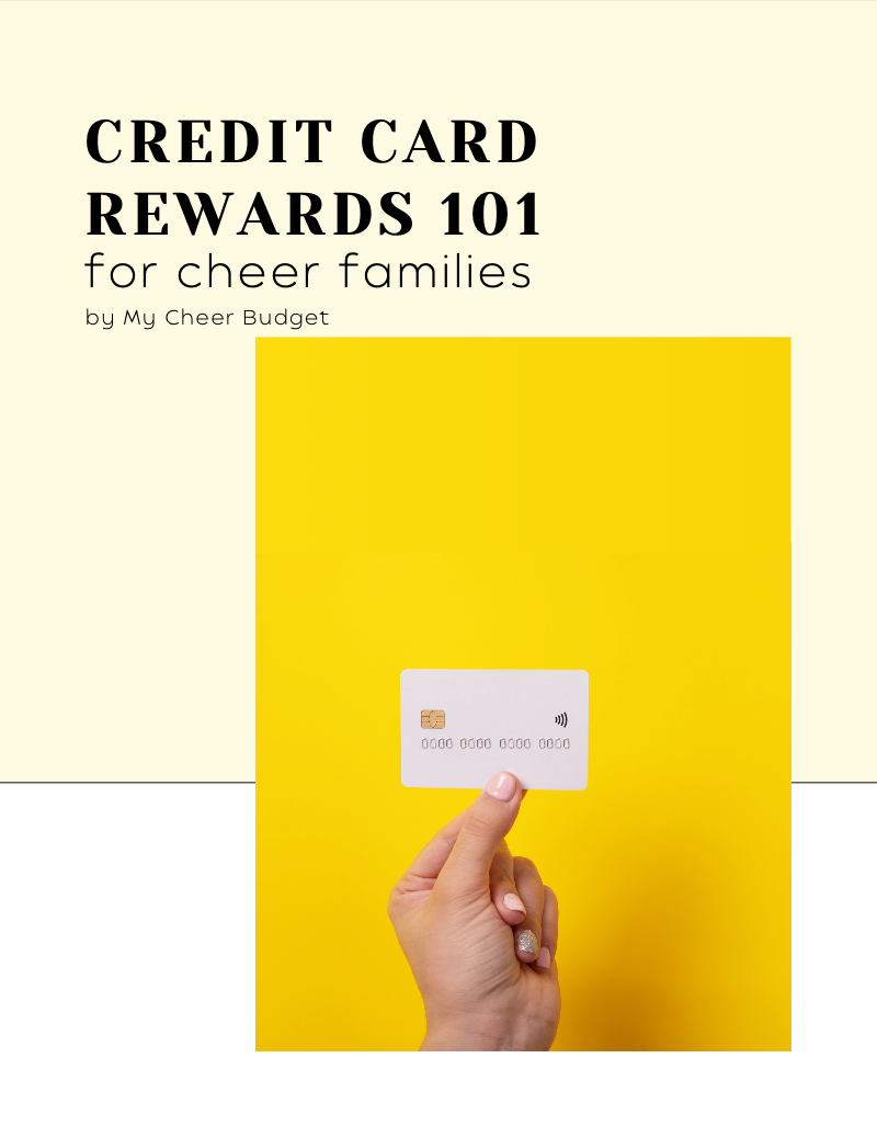 Digital download book about credit card rewards for cheer families