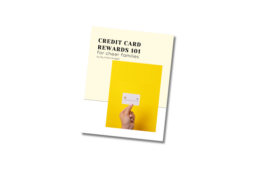 Credit Card Rewards 101 for Cheer Families | Digital Download