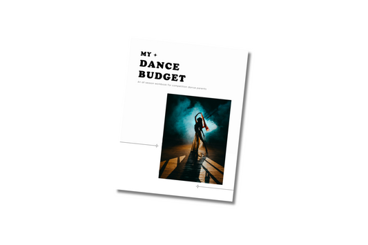 Competition Dance Budget Workbook | Digital Download