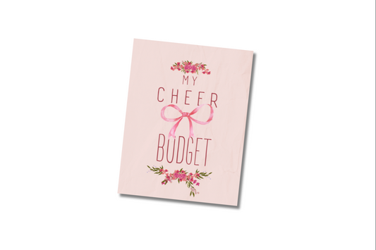 Pink Bow Cheer Parent Budget Workbook | Digital Download