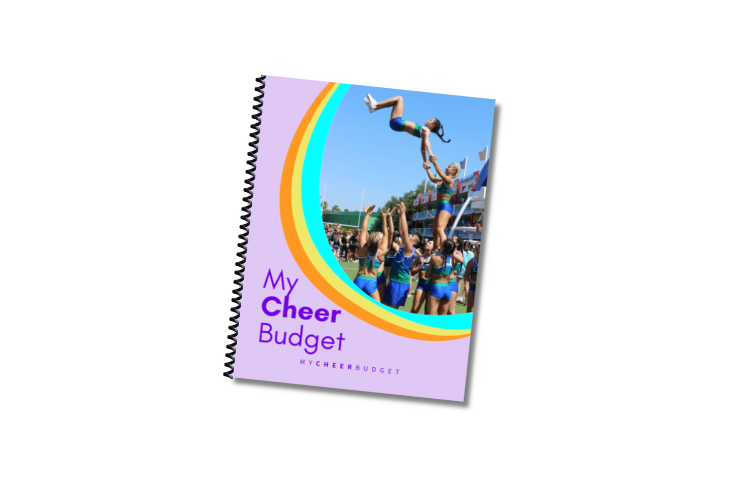 spiral bound cheer budget workbook