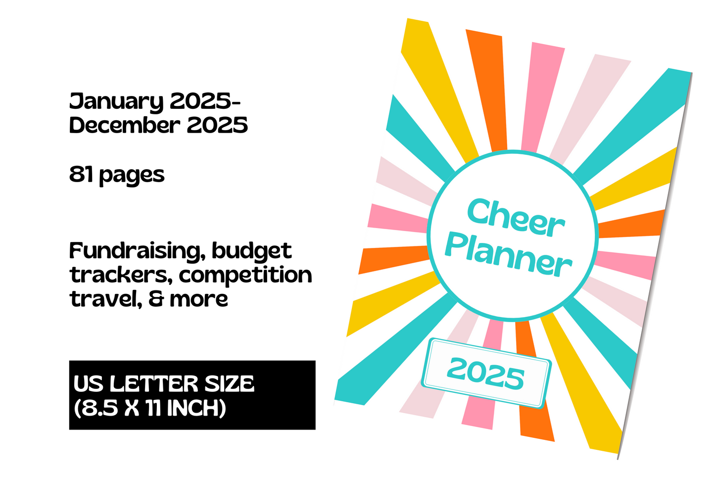 printable 2025 ultimate planner for cheer