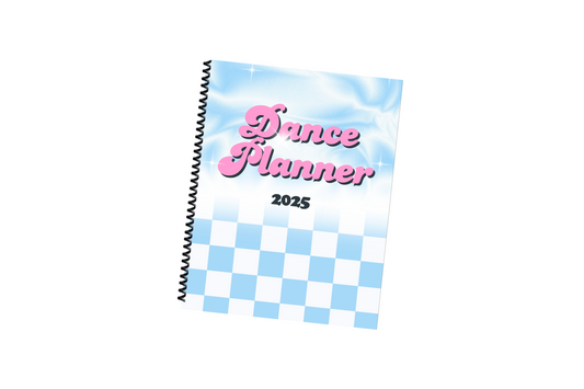 Competition Dance Planner 2025 | Spiral Bound