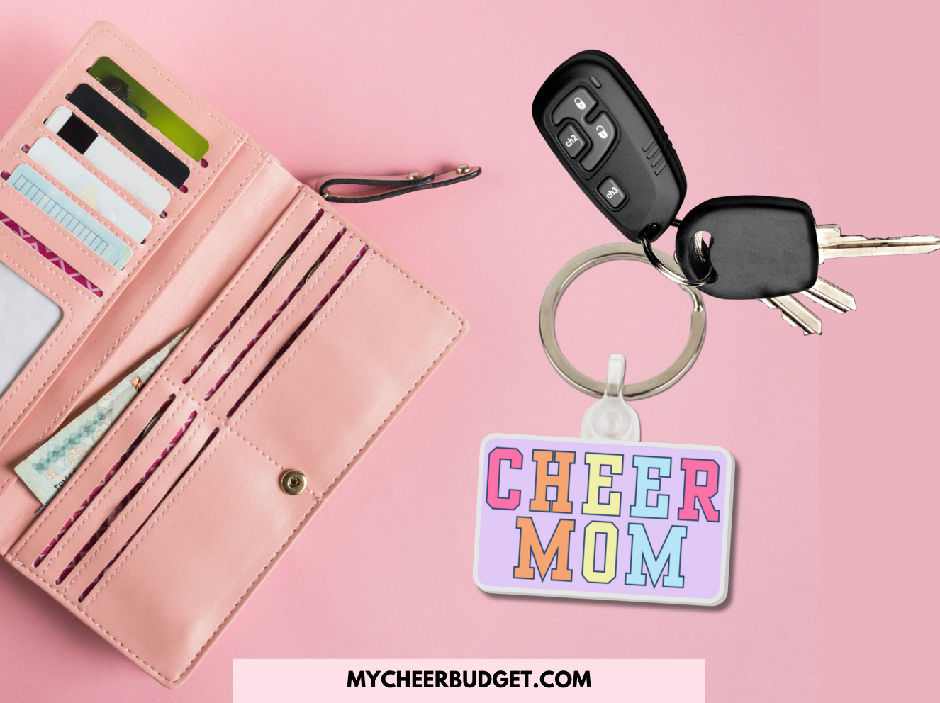 Cheer Mom Keychain