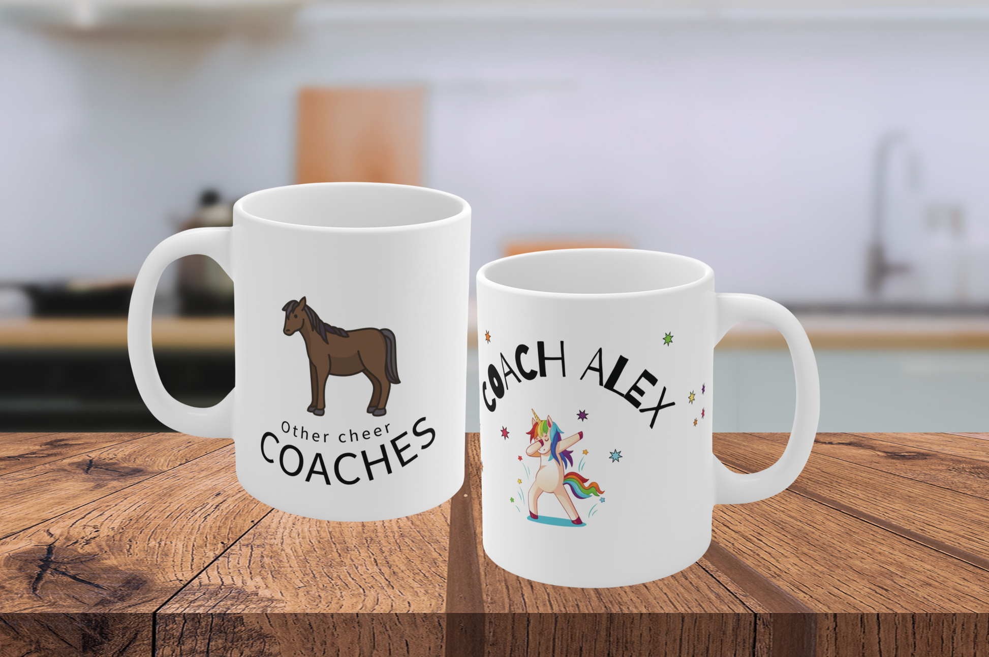 custom cheer coach mug, cheer coach gift