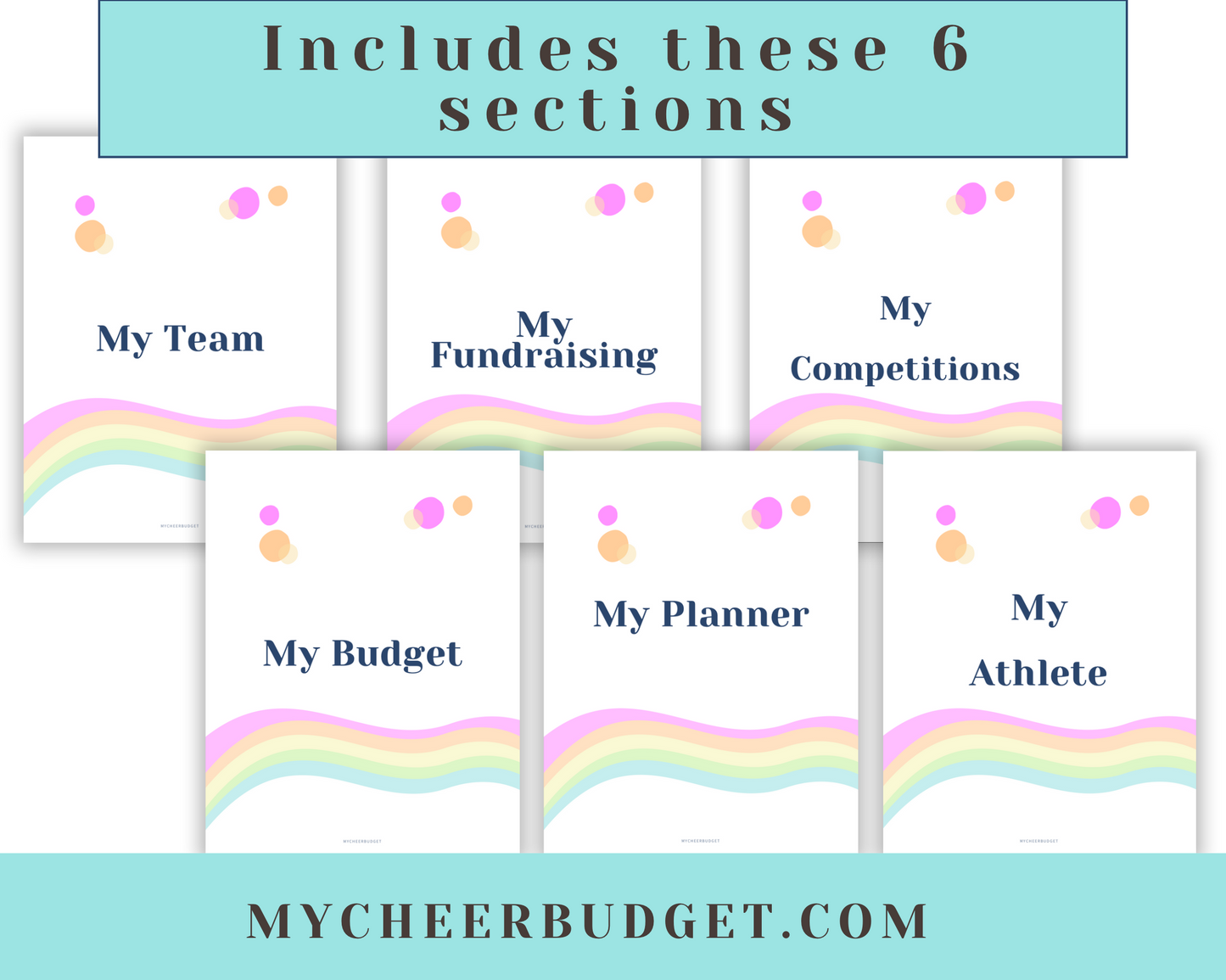 cheer mom planner for all star cheerleading