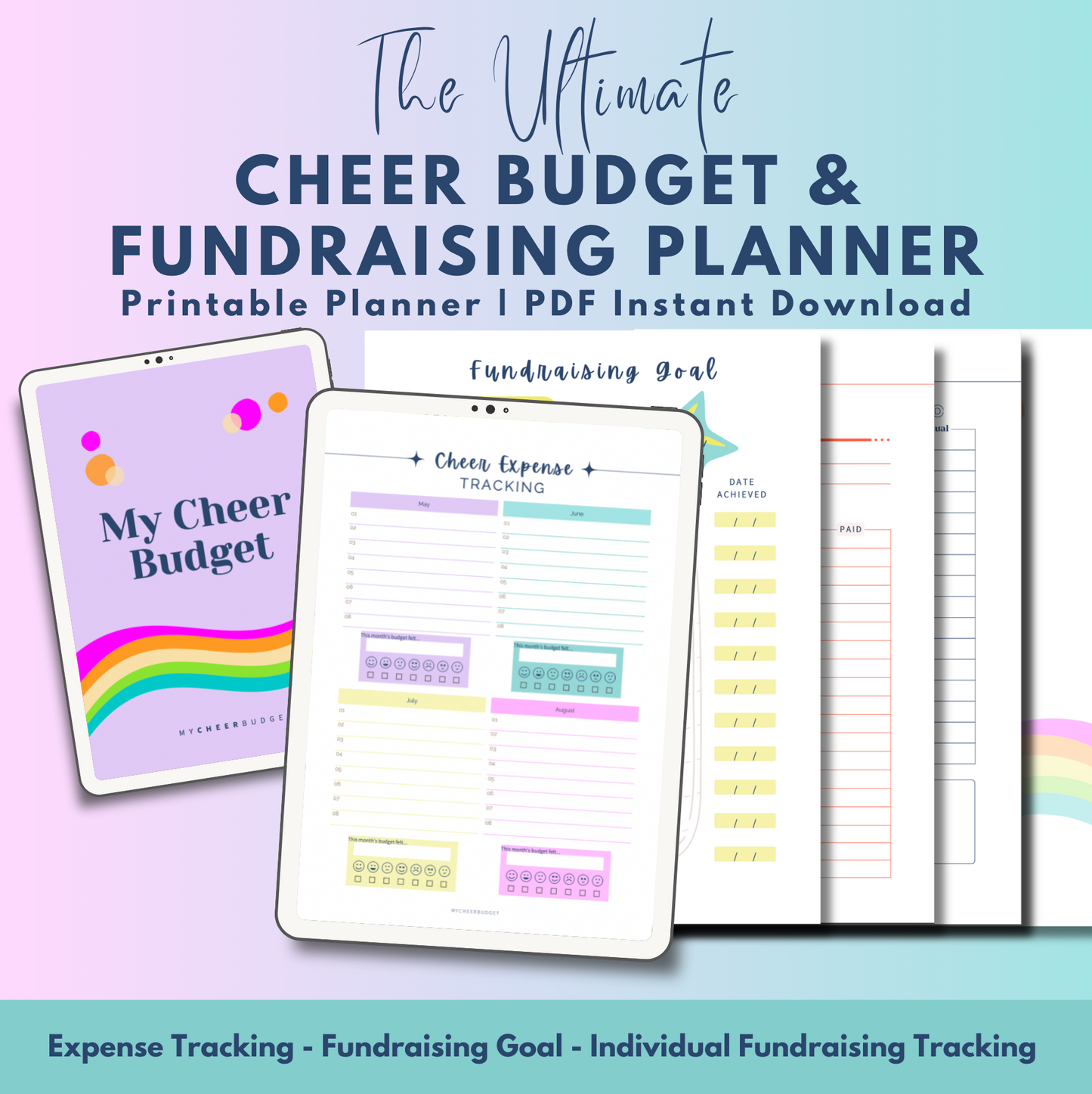 Cheer Finance Workbook | Digital Download