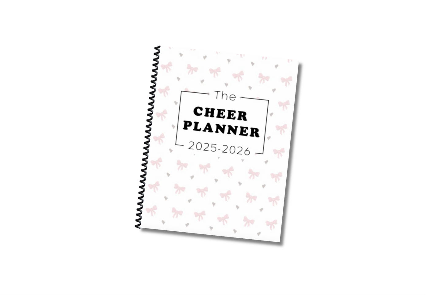 cheer mom planner, spiral bound 2025-2026 all star cheerleading organizer budget tracking, travel planning