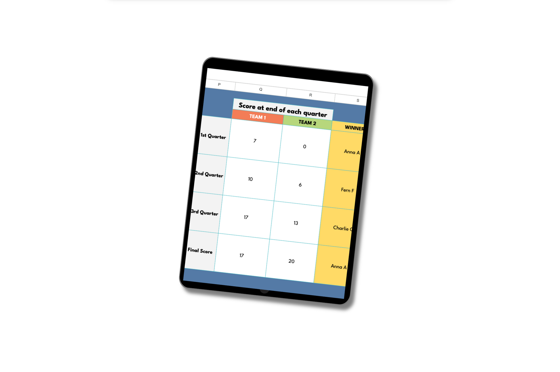 football squares google sheet spreadsheet template for fundraising