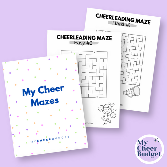 Cheer Maze Mini Book | Digital Download