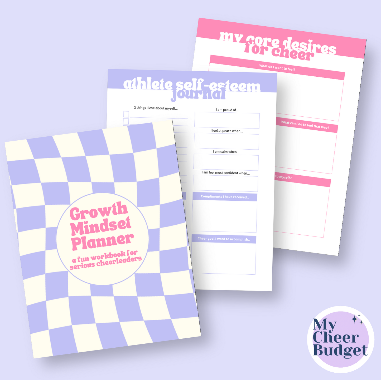Growth Mindset Workbook for Cheerleaders | Digital Download