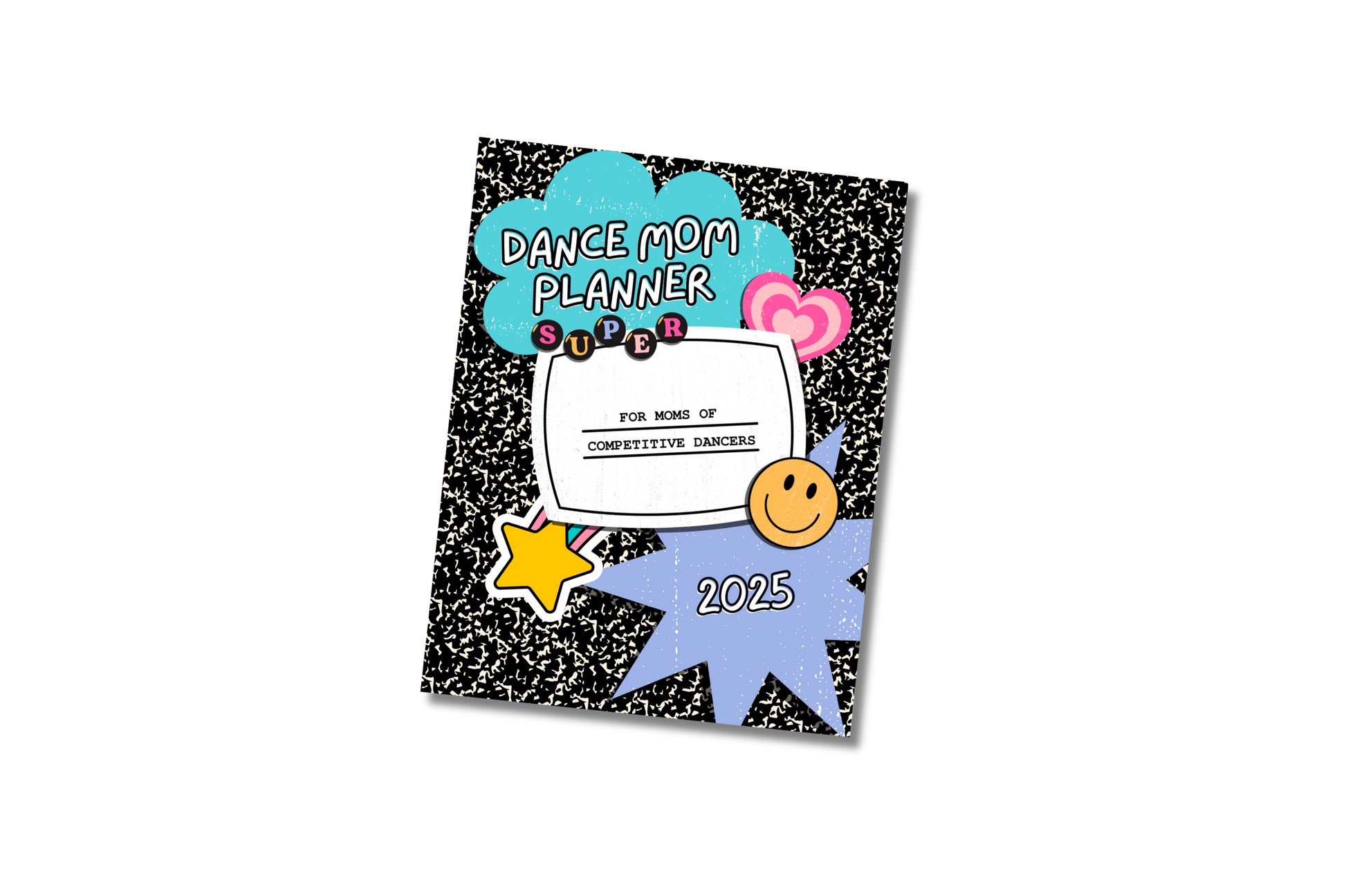 dance mom ultimate planner 2025, 90s vibes printable