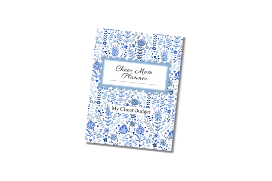 Blue and Bougie Cheer Mom Planner Undated | Digital Download