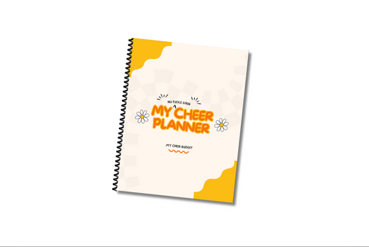 No Fs Given Cheer Mom Planner Undated | Spiral Bound