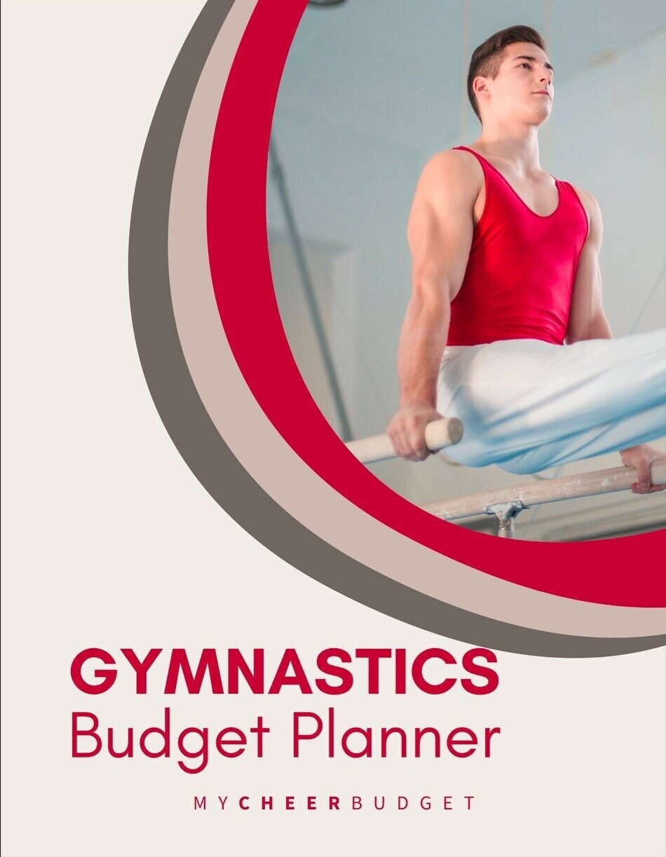 Red Gymnastics Parent Budget Workbook | Digital Download