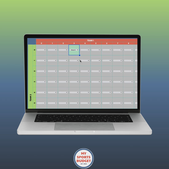 football squares google sheet spreadsheet template for fundraising